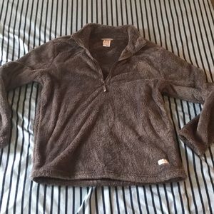 Fur Quarter Zip Sweater. jacket